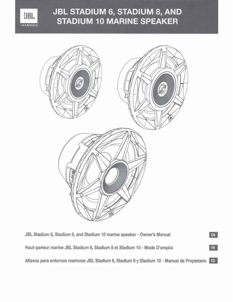 First page image of the manual for Stadium 6