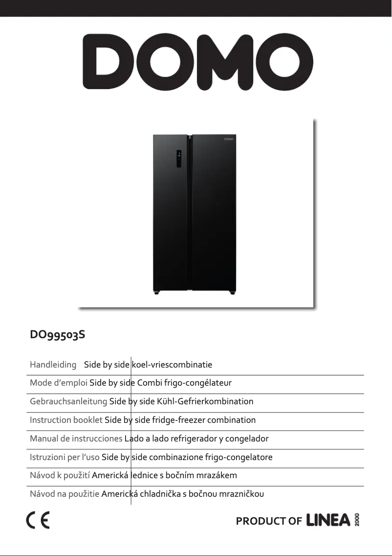 First page image of the manual for DO99503S