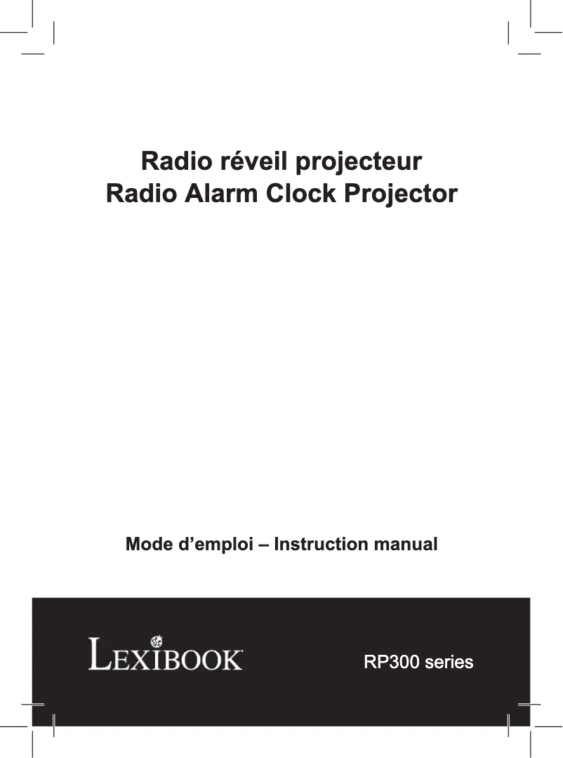 Page 1 de la notice Manuel utilisateur Lexibook RP300LPS
