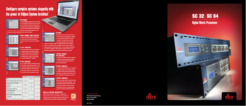 First page image of the manual for SC 32