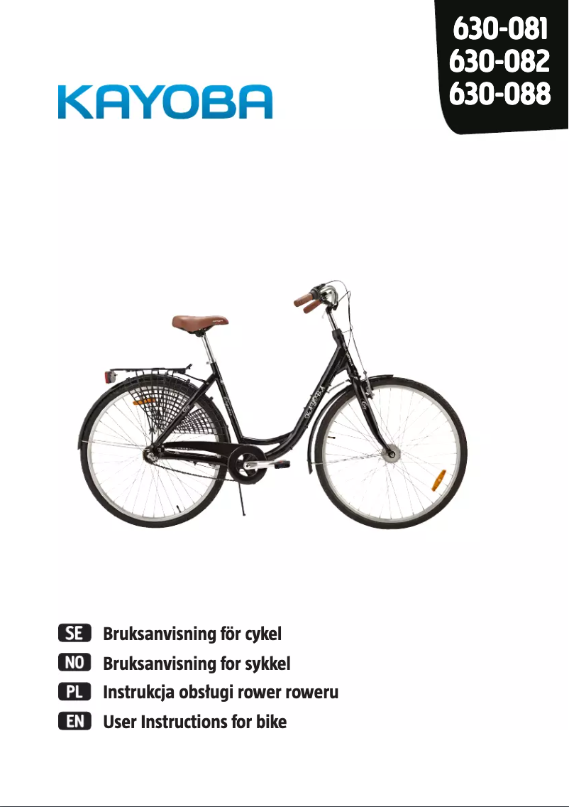 First page image of the manual for Elegance 630-081