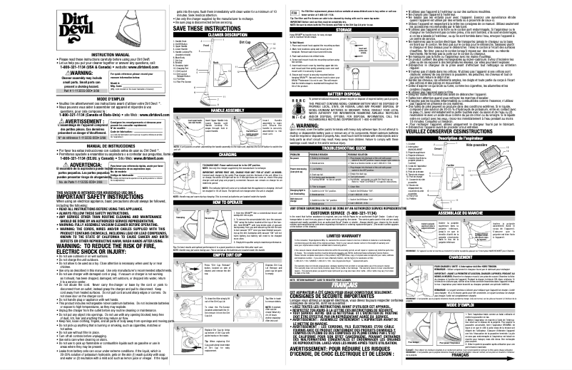 First page image of the manual for M0414slv BRUM