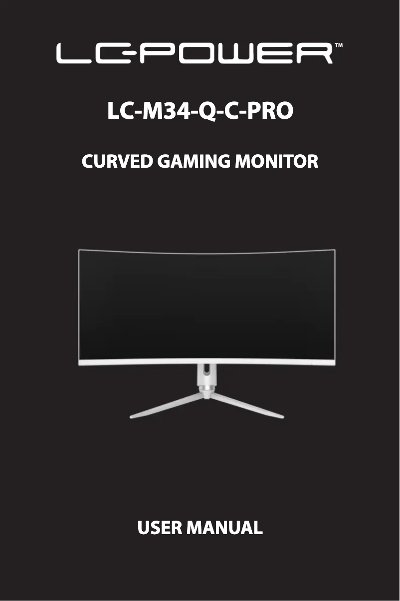 First page image of the manual for LC-M34-Q-C-PRO