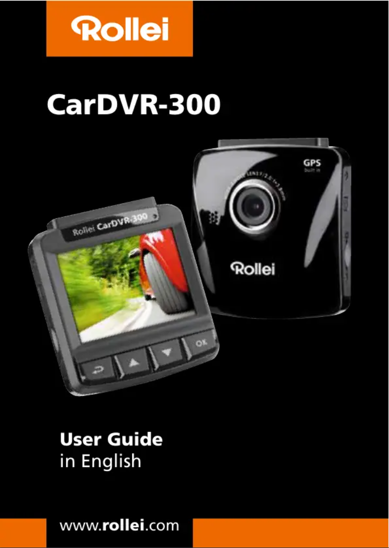 First page image of the manual for CarDVR-300