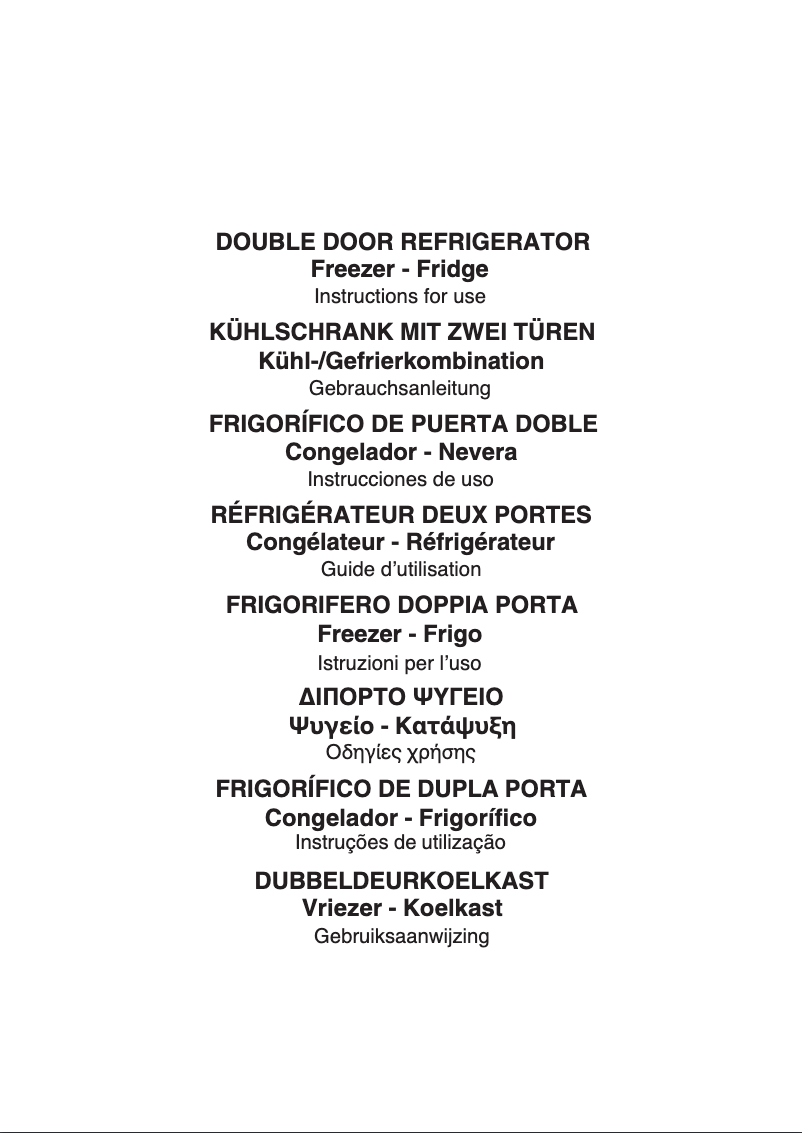 First page image of the manual for W55TM 4110 W UK 1