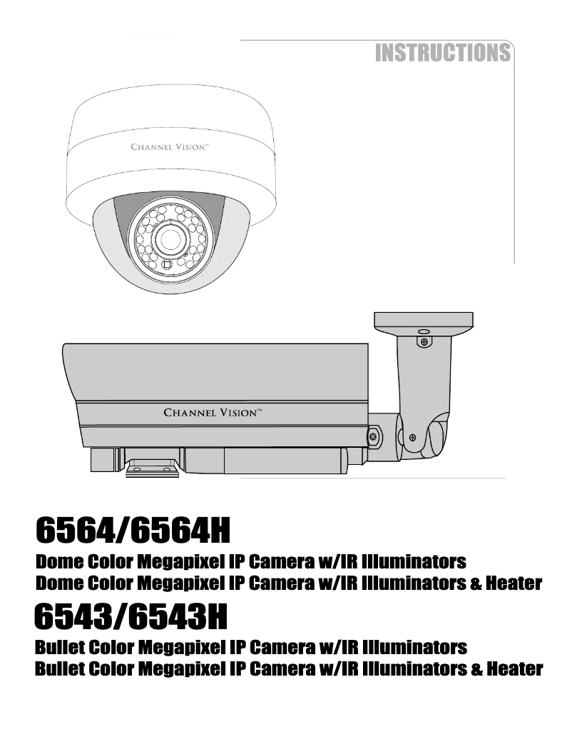 First page image of the manual for 6564