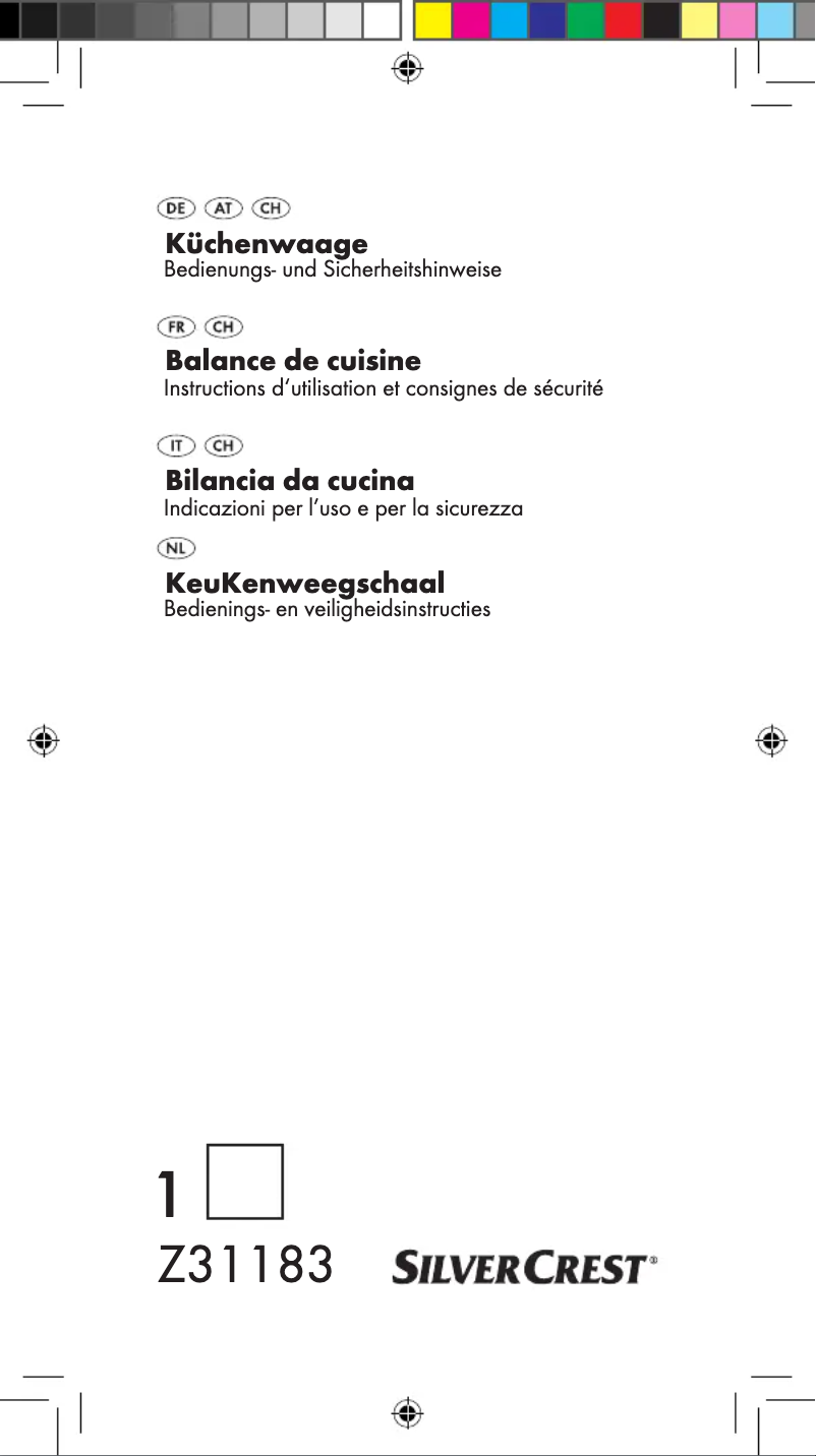 Page 1 of the manual User Manual SilverCrest IAN 73195