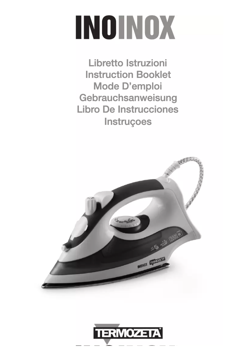 Page 1 of the manual User Manual Termozeta Ino Inox