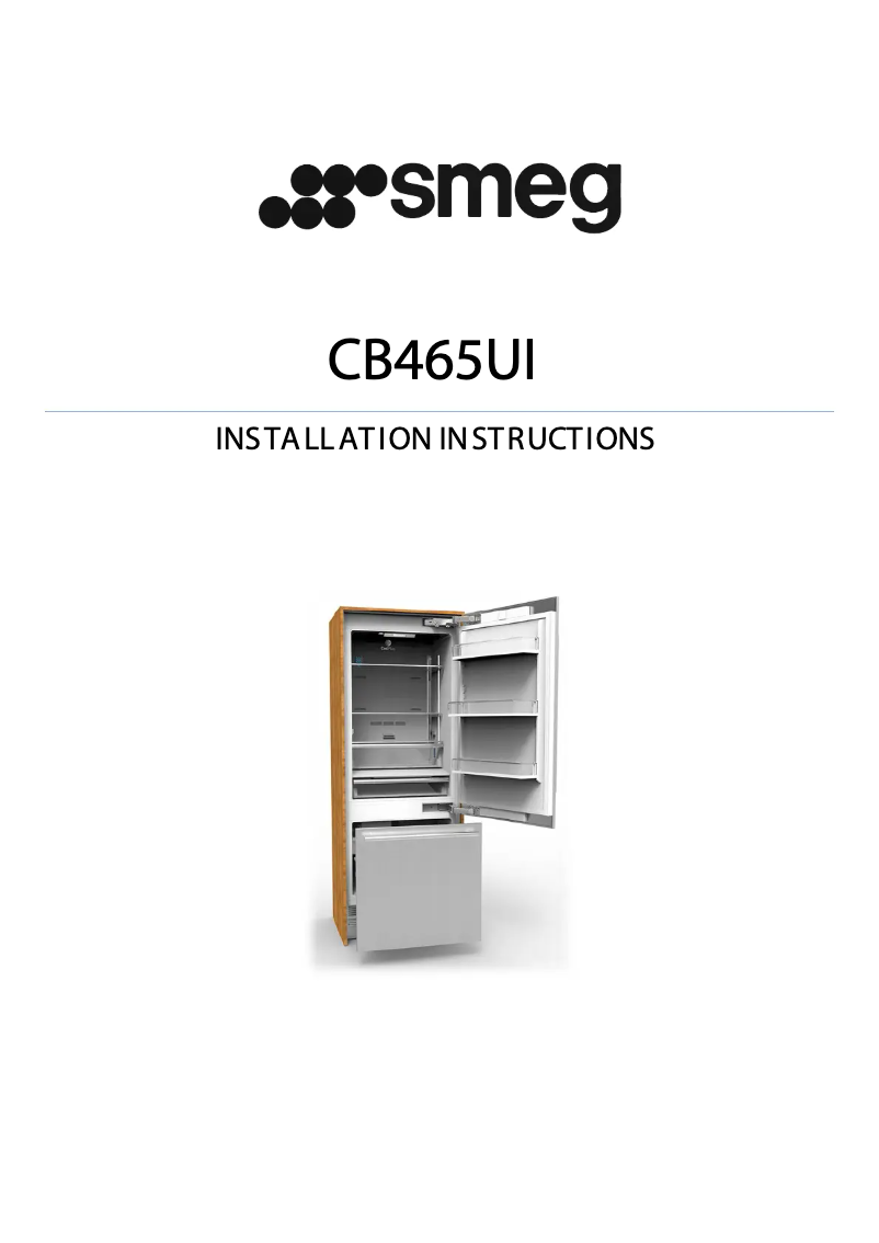 First page image of the manual for CB465UI
