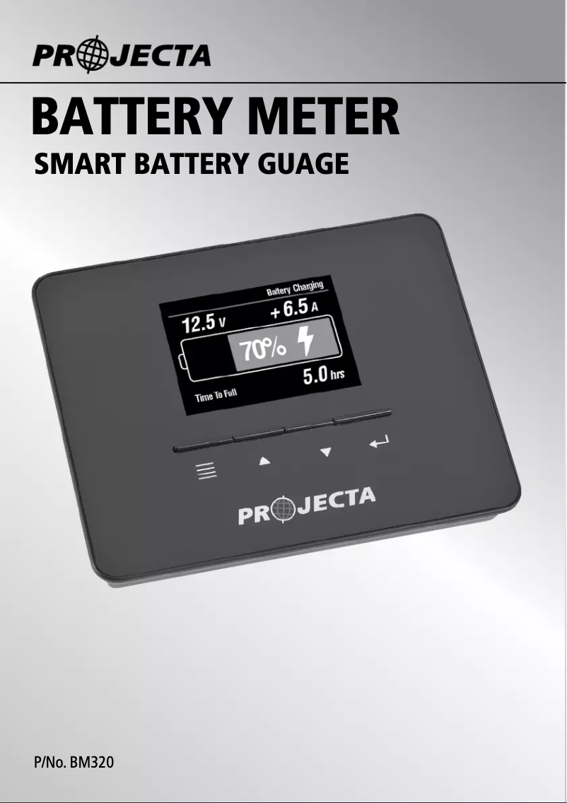 First page image of the manual for BM320