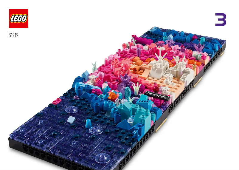 Page 1 of the manual User Manual Lego Art 31212