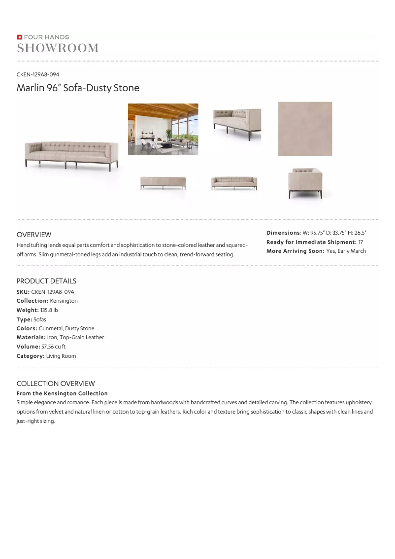 Page 1 de la notice Manuel utilisateur Four Hands CKEN-129A8-094