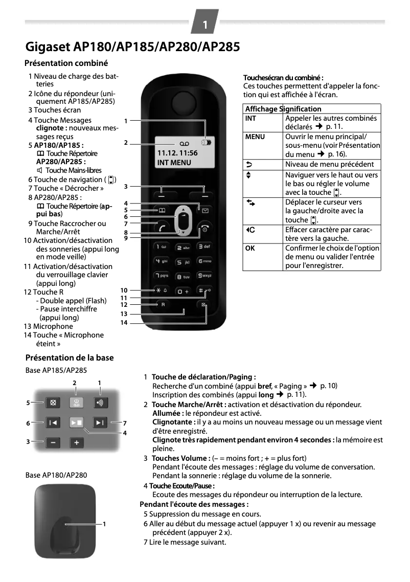 First page image of the manual for AP180