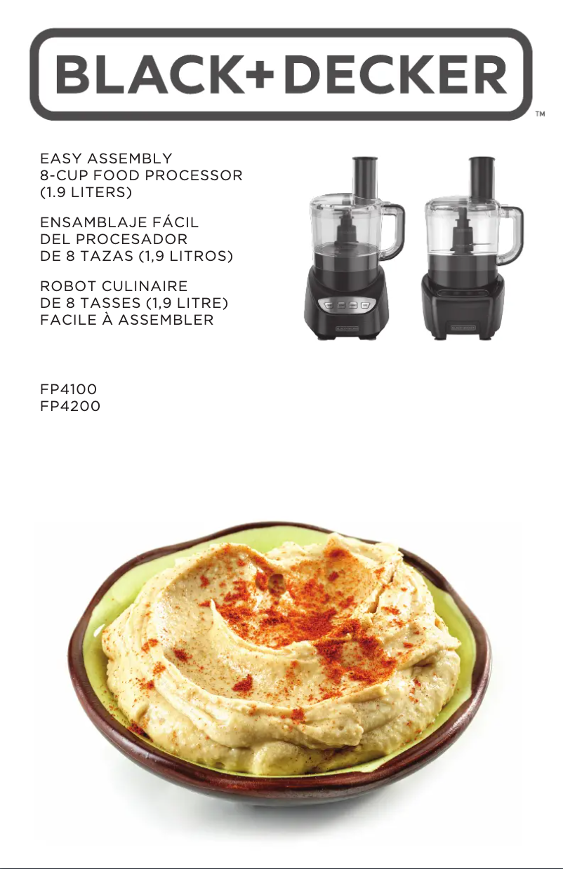 First page image of the manual for FP4200B