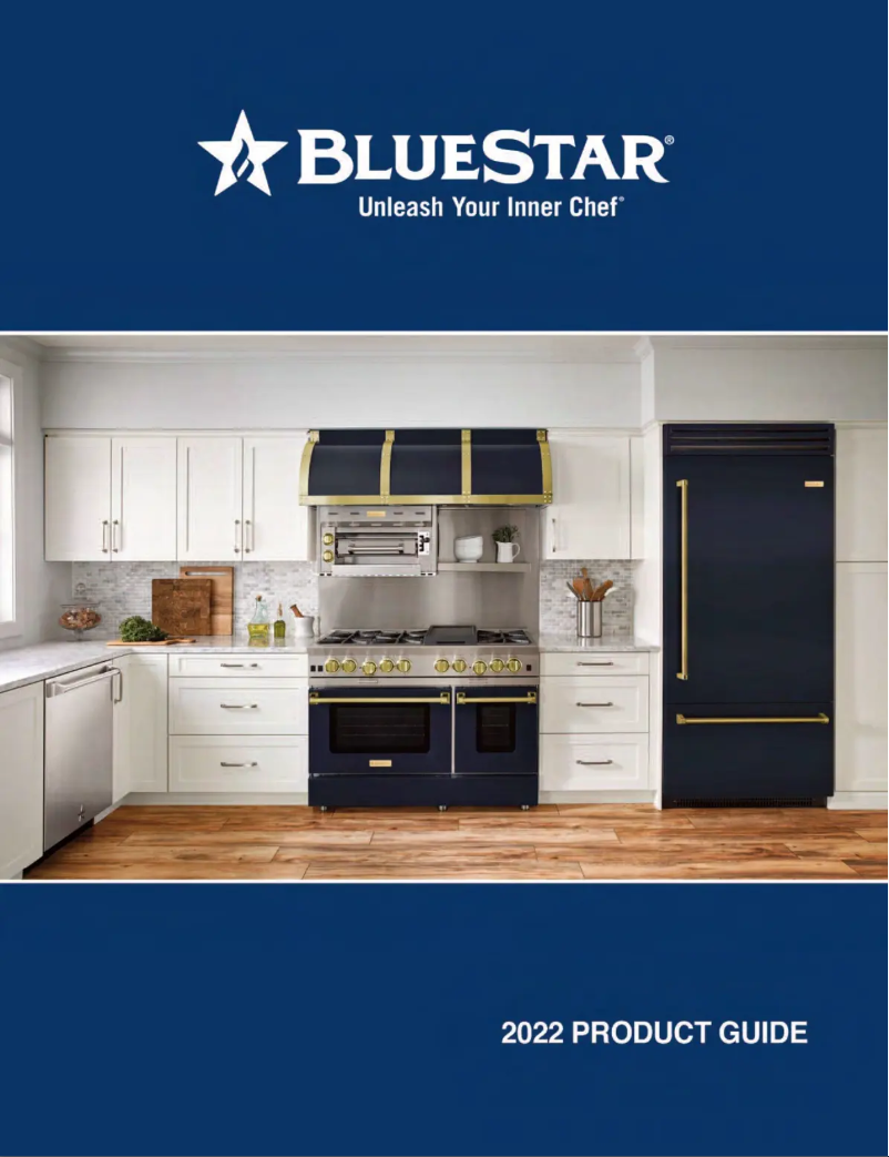 Page 1 of the manual Brochure BlueStar FBFD361PB