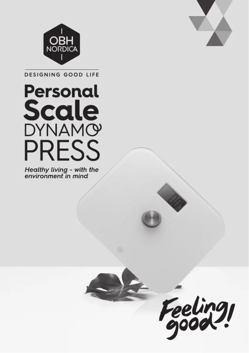 Page 1 of the manual User Manual OBH Nordica Dynamo Press 6280