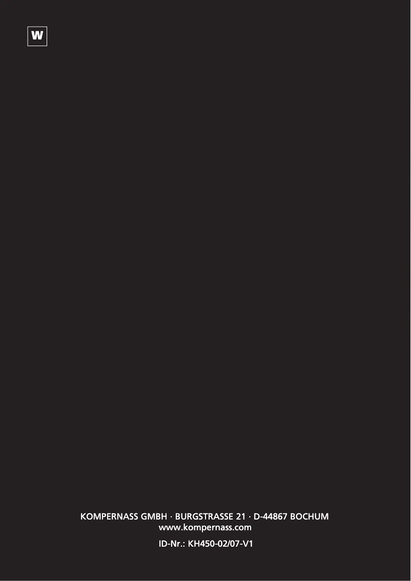 Page 1 of the manual User Manual Bifinett KH 450