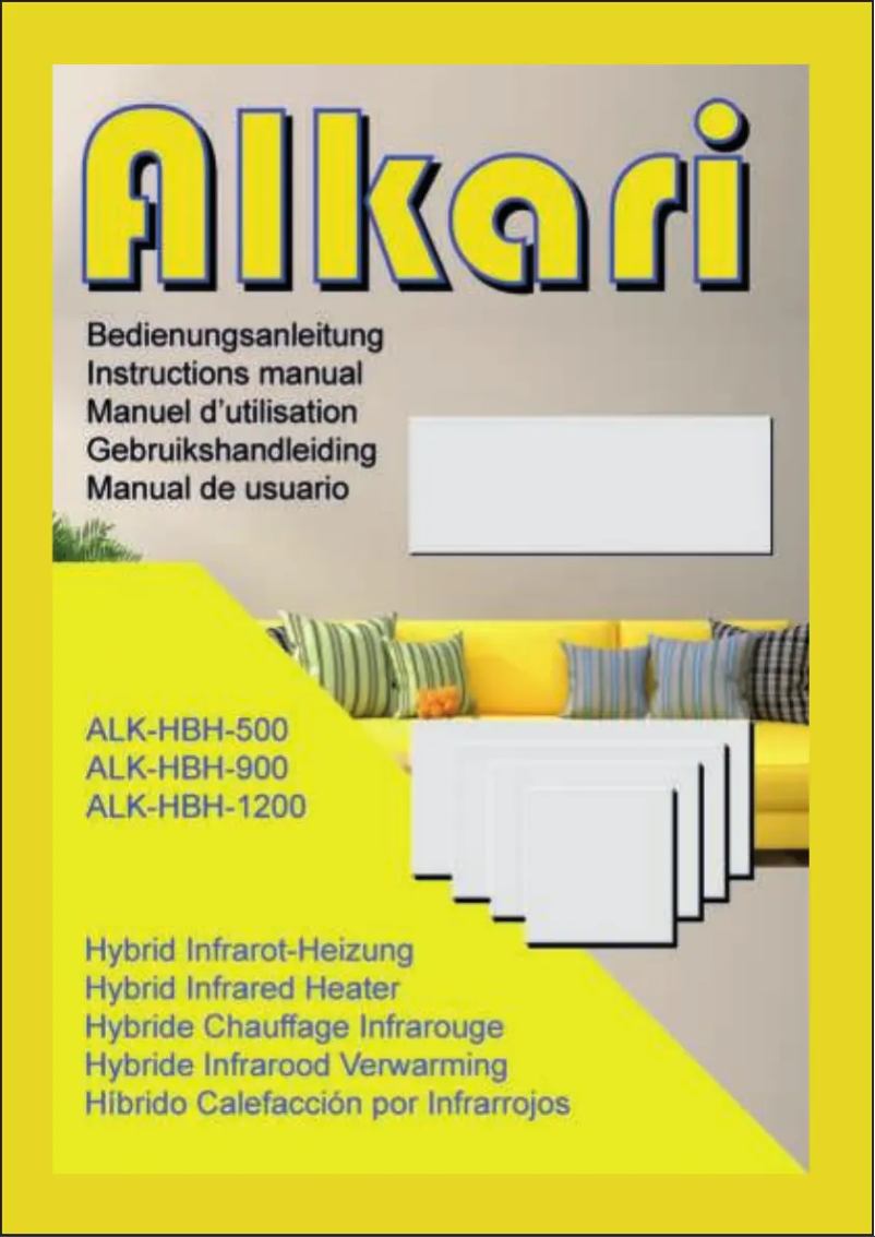 First page image of the manual for ALK-GG-600-HDB