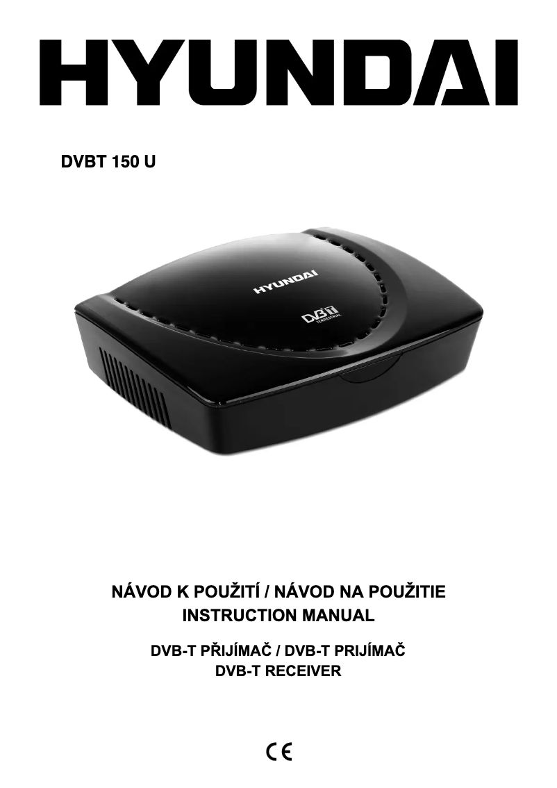 First page image of the manual for DVBT 150 U