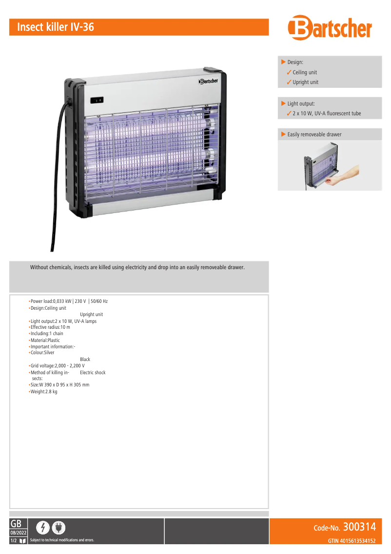 First page image of the manual for IV-36
