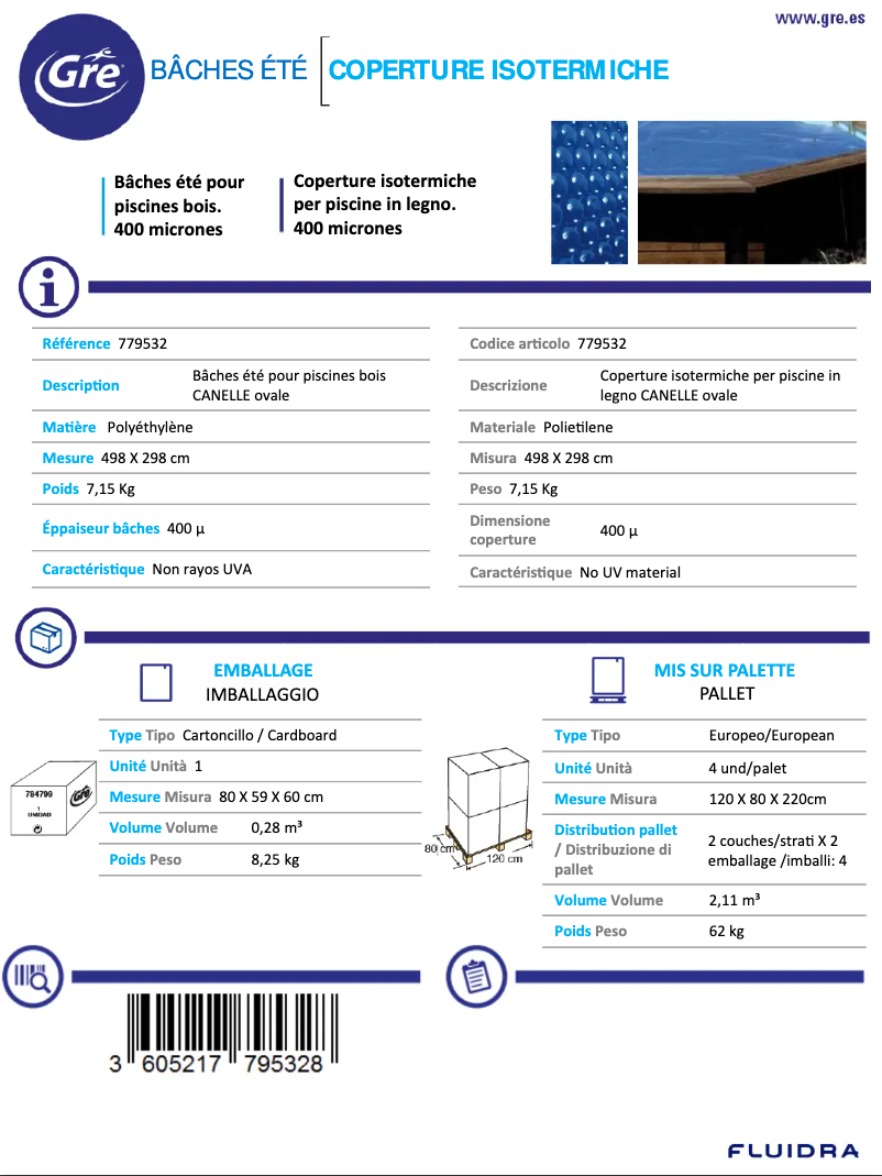 First page image of the manual for 779532