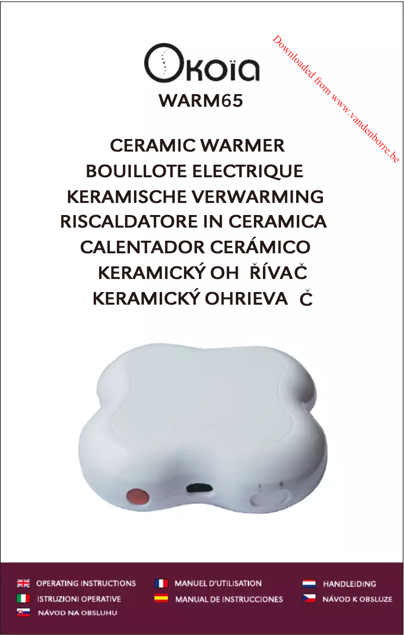 Image de la première page du manuel de l'appareil WARM65