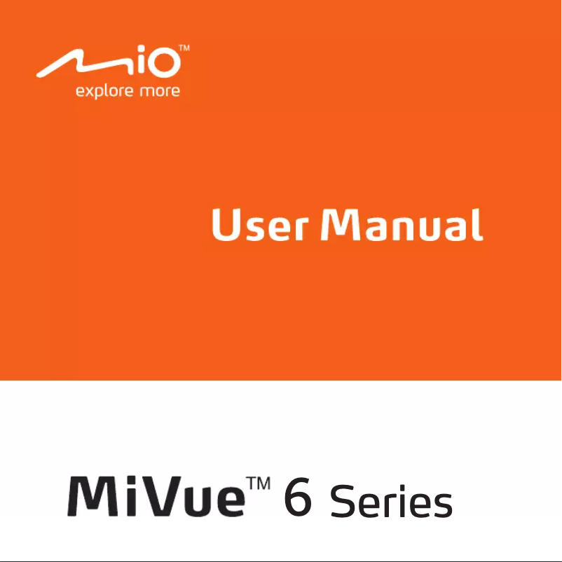 First page image of the manual for MiVue 688