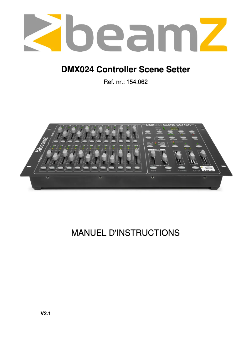 First page image of the manual for DMX-024