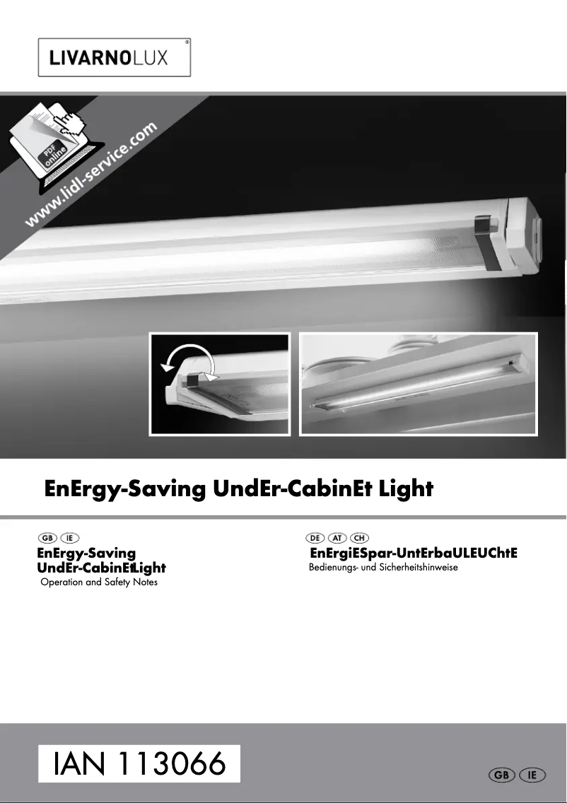 Page 1 of the manual User Manual Livarno Lux IAN 113066