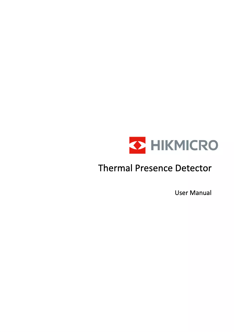 Page 1 of the manual User Manual Hikvision HM-TD1017-1