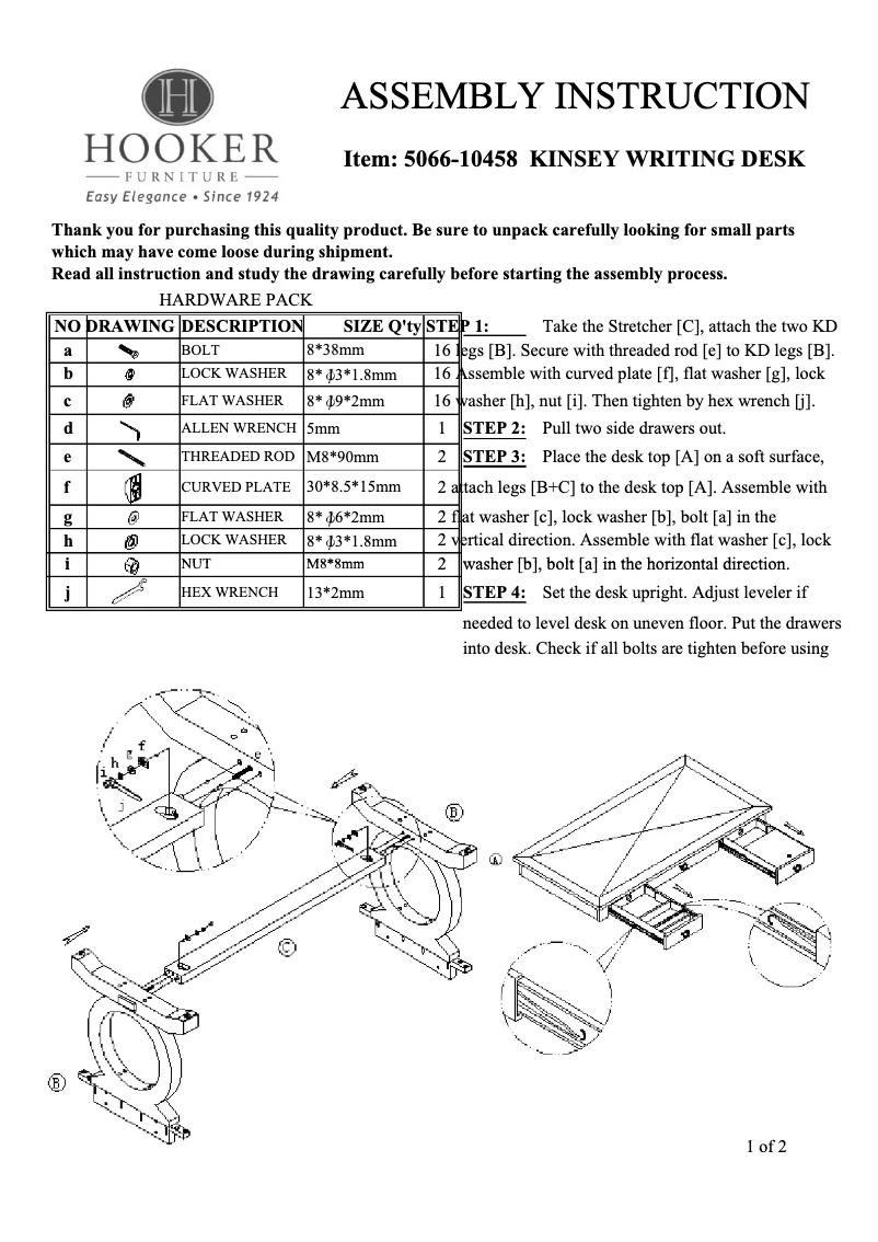 First page image of the manual for 5066-10458