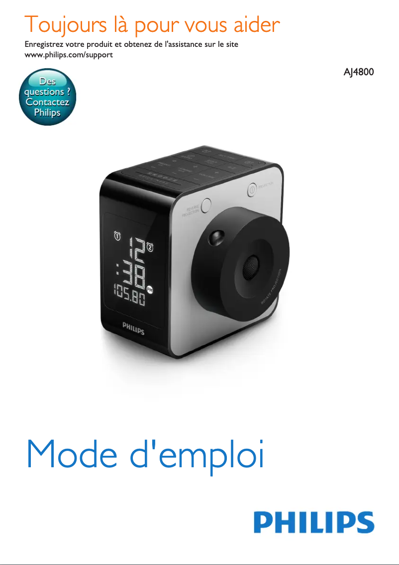 Image de la première page du manuel de l'appareil AJ4800