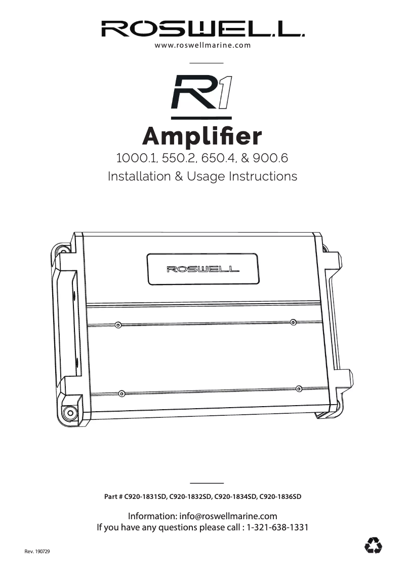 First page image of the manual for 550.2