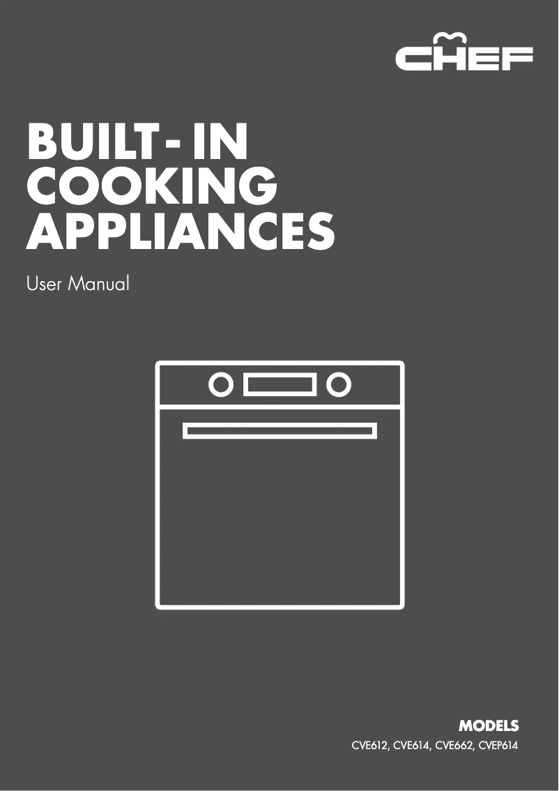 Page 1 of the manual User Manual Chef CVE614DB