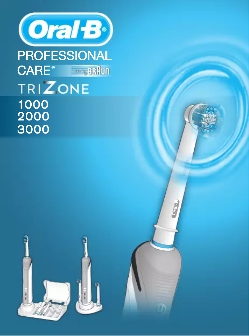 Page 1 of the manual User Manual Oral-B TriZone 1000 WOW D20.513.1