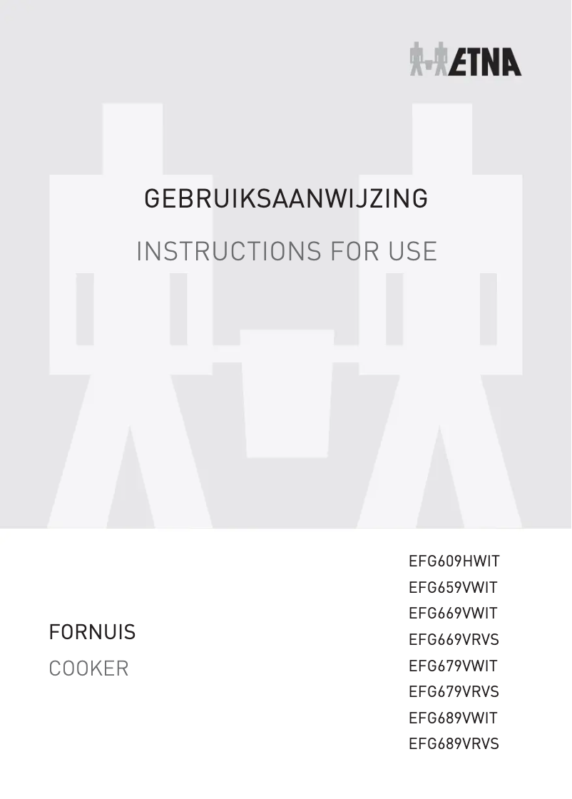 Page 1 of the manual User Manual Etna EFG609H