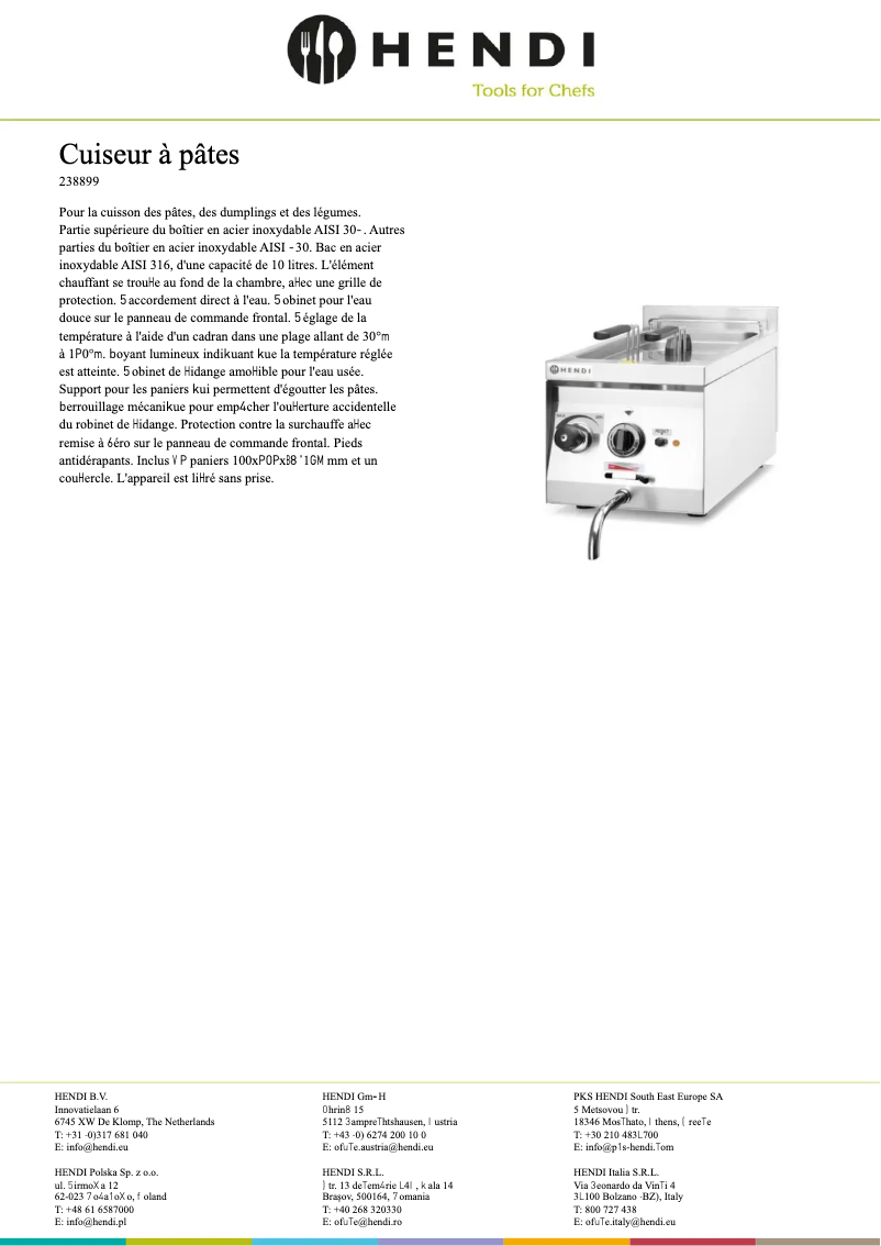 First page image of the manual for 238899