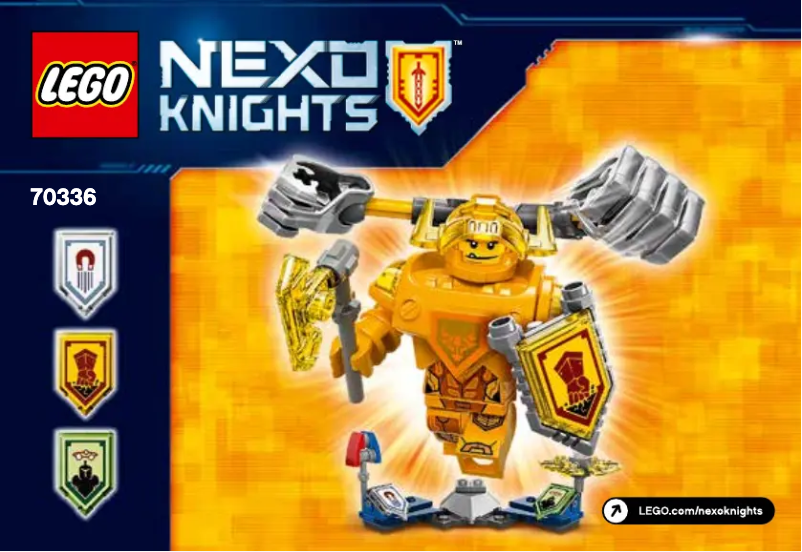 Page 1 of the manual User Manual Lego Nexo Knights 70336