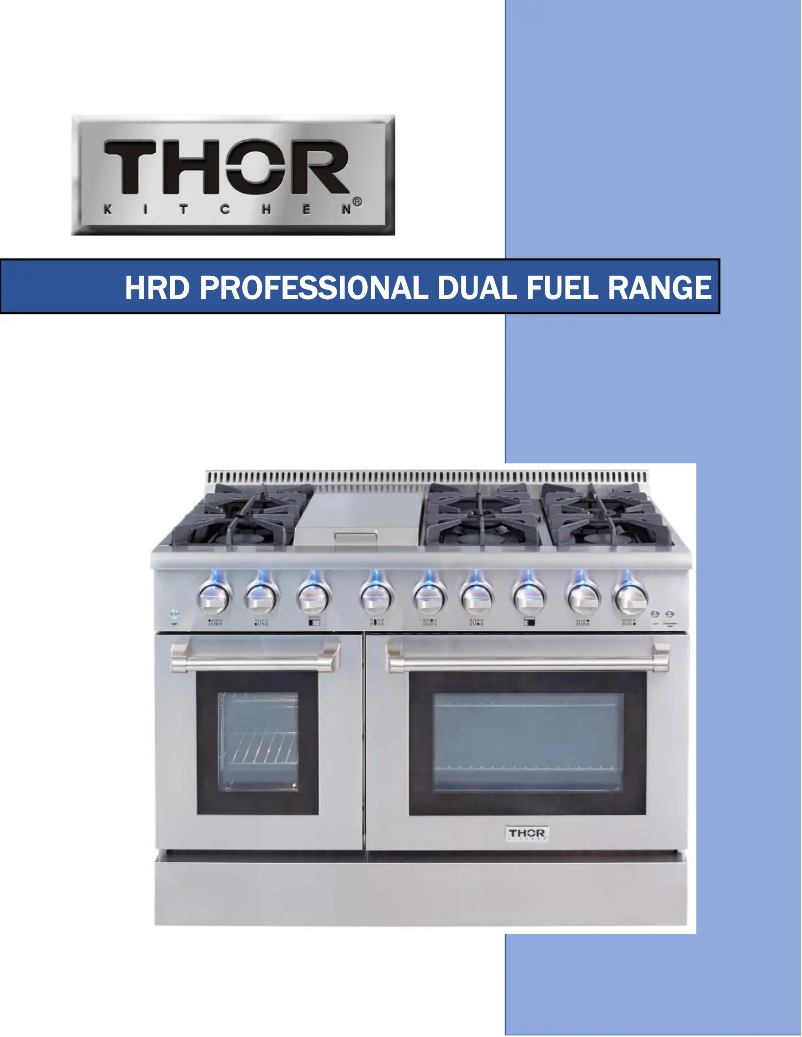 Page 1 of the manual User Manual Thor HRD4803ULP