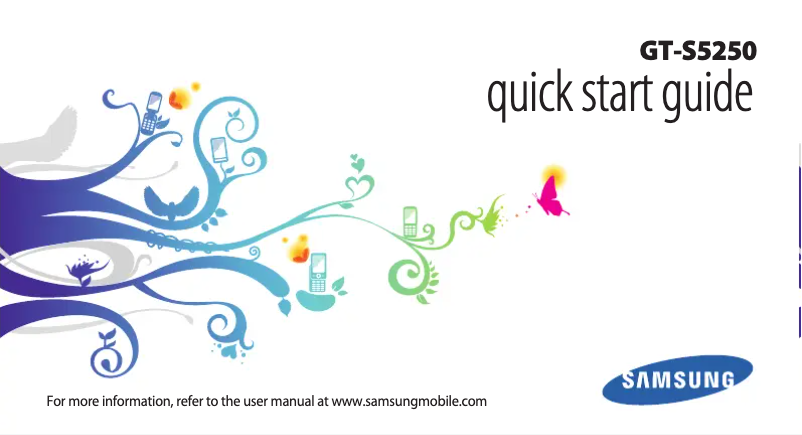 First page image of the manual for GT-S5250