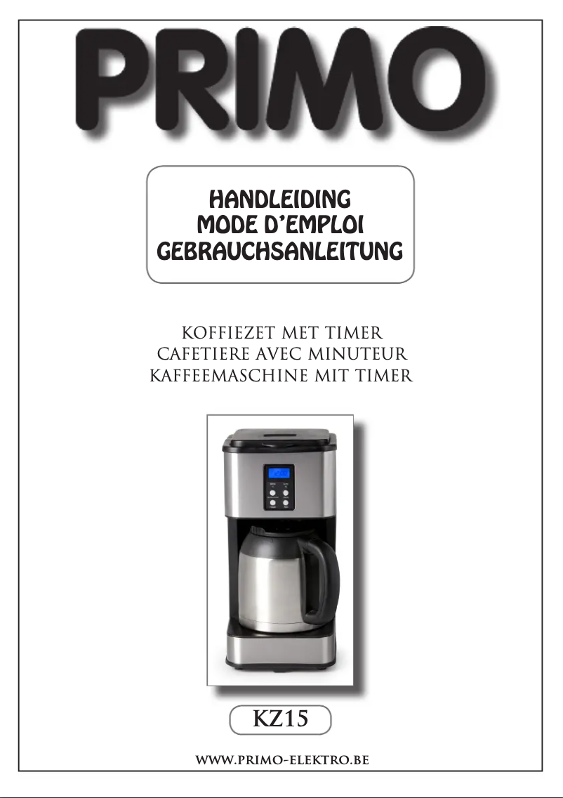 First page image of the manual for KZ15