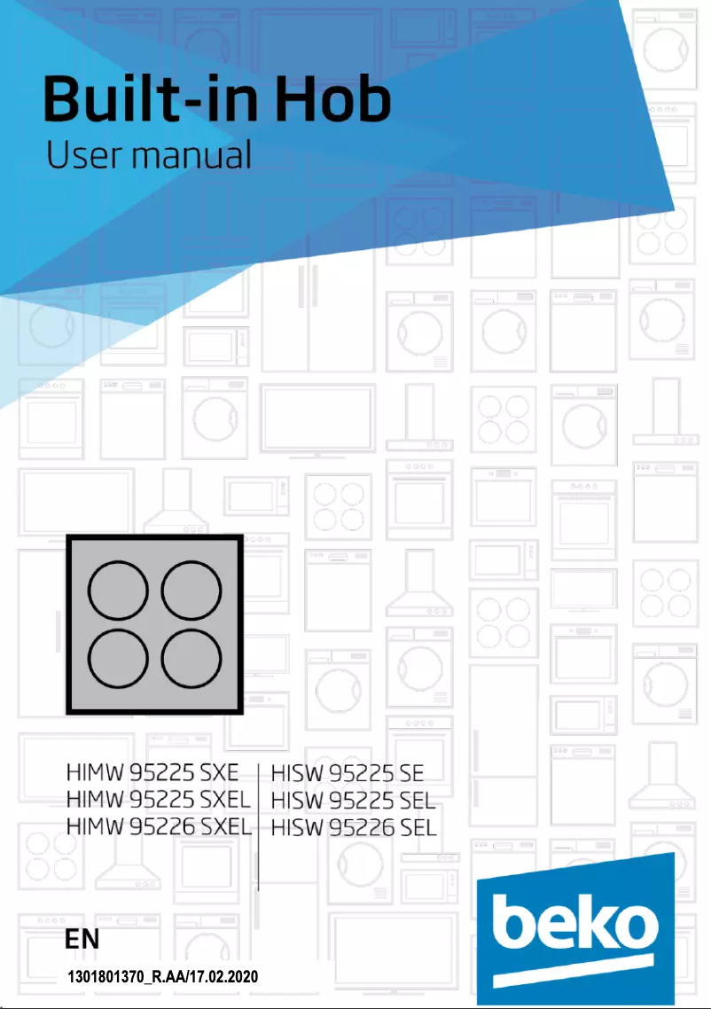 Page 1 of the manual User Manual Beko HIMW 95225 SXEL