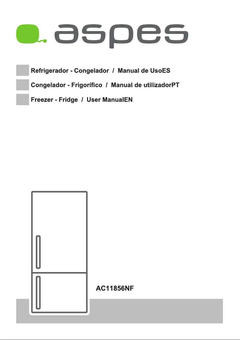 Page 1 of the manual User Manual Aspes AC11856NF