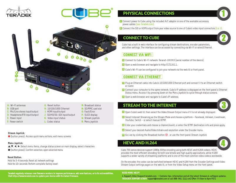 First page image of the manual for Cubelet 605
