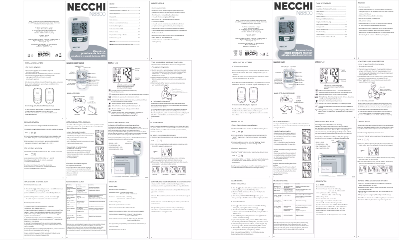 First page image of the manual for N8800