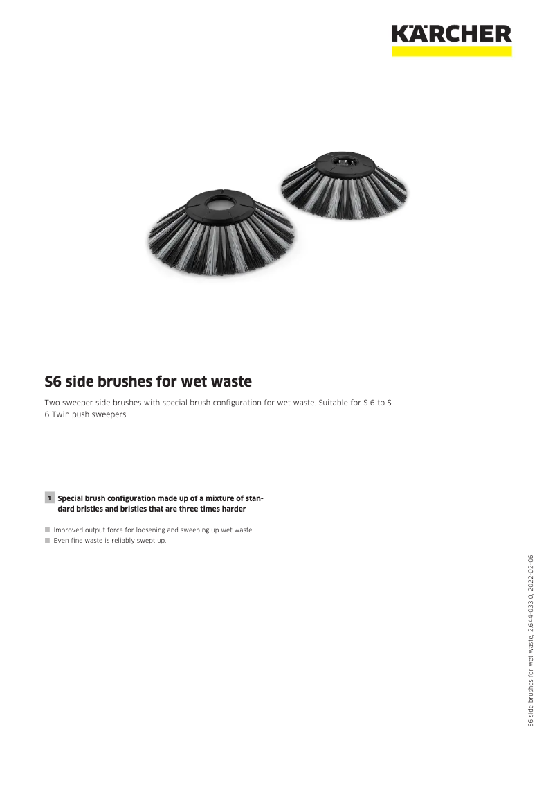 First page image of the manual for S6