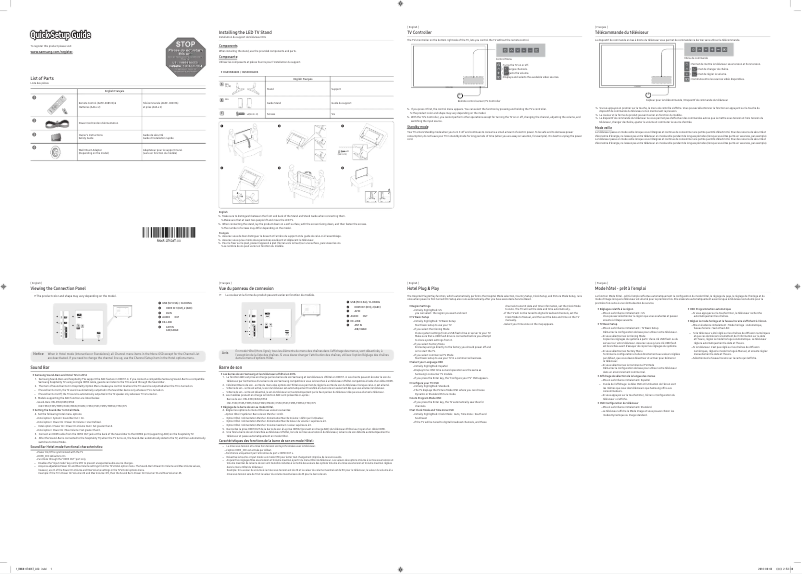 Page 1 of the manual User Manual Samsung HG50NE460SF