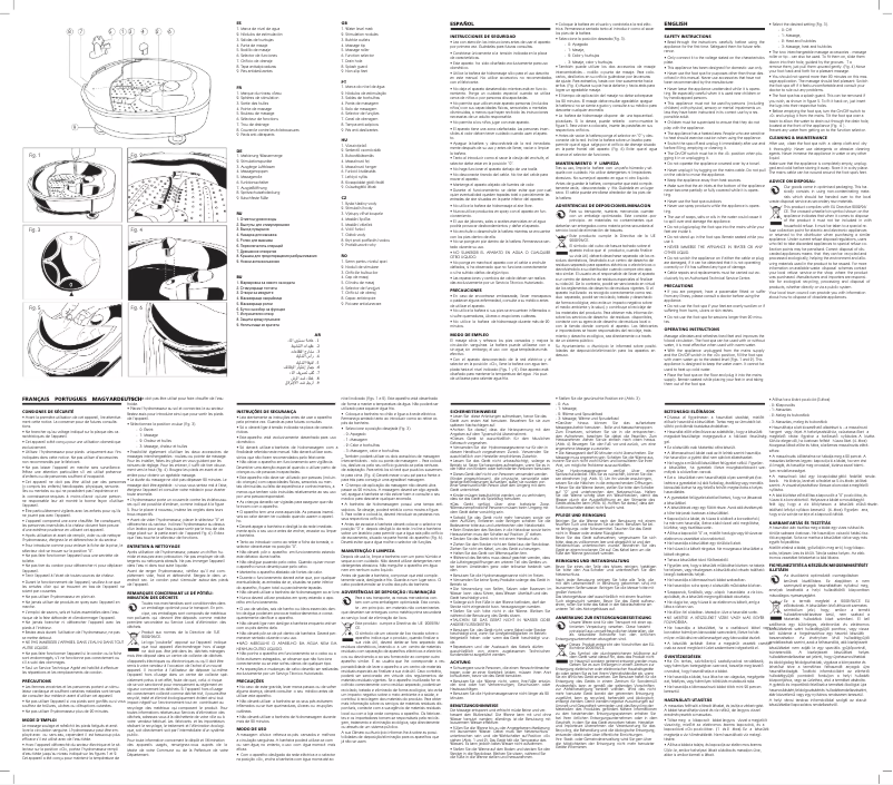 Page 1 de la notice Manuel utilisateur Ufesa BH5613