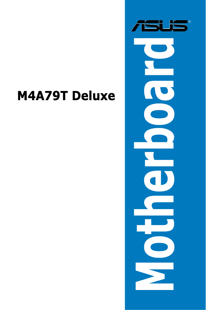 First page image of the manual for M4A79T Deluxe