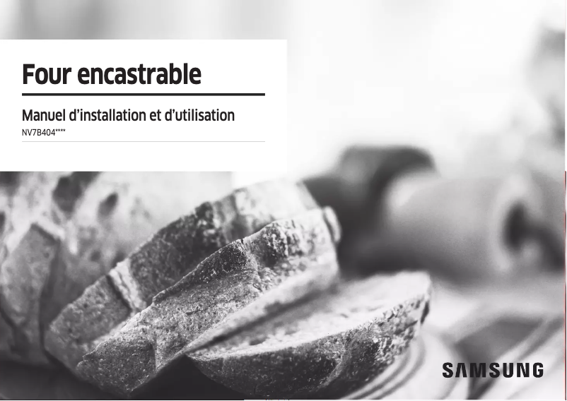 First page image of the manual for NV7B40403CK